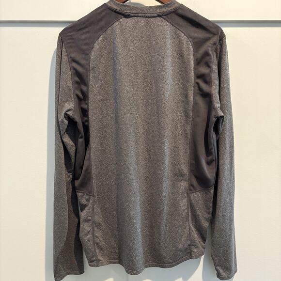 Avalanche Outdoor Apparel Shirt Men Medium Gray Performance Fabric Base Layer - Picture 6 of 12